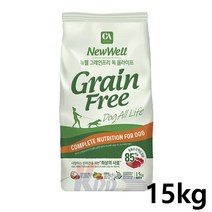 뉴웰 그레인프리 독 올라이프 15kg 무곡물 대용량사료, 본품, 솜솜마켓 본상품선택
