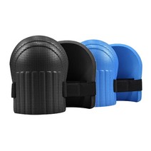 청소용 작업용 무릎보호대 쿠션 무릎패드 2p, 블랙, 2개