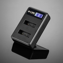 SJCAM 액션캠 LCD 듀얼충전기 SJ4000/SJ5000X/SJM20