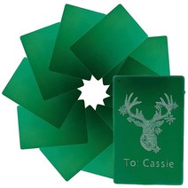 Zoom Precision 926110 Silhouette Cameo 4 Pro Plus Brother Scan and Cut Maker Explore Air 2 레이저 조각 블랭, 5 x 7 inches, Green