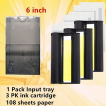 KP-108IN 포토 용지 잉크 카트리지 Canon Selphy 엽서 CP800 CP910 CP1200 CP1300 프린터 입력 트레이 용 100148mm, CHINA, 6 Inch POSTCARD