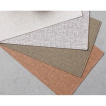 1인용 잘닦이는 식탁깔판 보카시 매트 손님초대상 식탁데코 신혼살림 테이블셋팅 식당 개인용 테이블웨어, 베이지