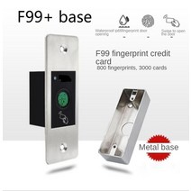 지문인식도어락 무타공 임베디드 지문 도어 액세스 제어 시스템 IP66 방수 야외 RFID 액세스 제어 전기, 베이스가있는 F99