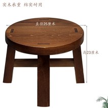 스툴의자 통나무 화장대 라탄 마카롱 빈티지 펑거스 미니벤치 원형 패브릭 수납 원목 보조 야외, 원목 원색 지름 25x 높이 23원형 의자