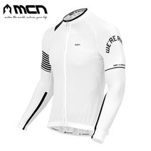MCN/엠씨엔 라이더 화이트 긴팔져지 자전거져지 자전거의류