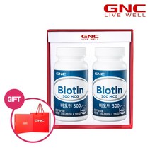 [GNC] 비오틴 플러스 세트 (100정x2개), 단품, 단품