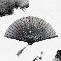 중국어 일본어 실크 접이식 팬 나무 클래식 댄스 고품질 술 우아한 여성 홈 인테리어, 29 29