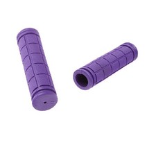 고무 자전거 핸들 바 그립 커버 2 개 BMX MTB 산악 미끄럼 방지 고정 기어 부품, 07 A purple