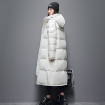 로린다 겨울 남여공용 롱패딩 따뜻한 롱코트 오리털 빅사이즈
