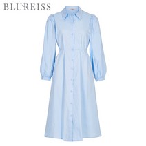 [블루레이스] 핀턱포인트셔츠카라원피스_BI3S1OP3061