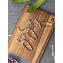 올스테인레 채칼 3타입 채소 과일 업소용 식당용 슬라이스 채썰기 필러 감자/야채/양배추칼 샐러드, 양배추 채칼
