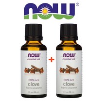 NOW Foods 에센셜 오일 정향 추출물 Clove oil 클로브오일 30ml 2팩