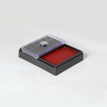 매표 특수 미닫이형 자주색 도장 사각 인주 92 x 112 x 30mm NO.50 사무 용품 데스크, 단품