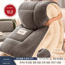 남극 양털 이불 겨울 두꺼운 따뜻한 기숙사 싱글 학생 공간 도톰한 프리미엄 알파카이불, 다크그레이 2