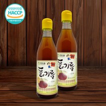 국산 들깨로 만든 통들깨 100% 들기름 350ml 청정식품, CJF001-7_국산들기름 350ml