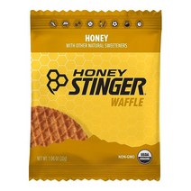 Honey Stinger 유기농 허니 와플 | 운동 지구력 및 성능을 위한 에너지 스트룹와펠 가정 체육관 전 후 스포츠 영양 6개 박스 18 9 ml(6 36 온스) 미국직송