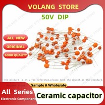 자동차 슈퍼 캐패시터100ps 세라믹 커패시터 50V 1pF ~ 220nF 0.1 미크로포맷 104 4.7PF 10PF 1P 22P 56P 1, 02 2pF
