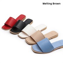 [멜팅브라운] 양가죽 여성 슬리퍼 5color