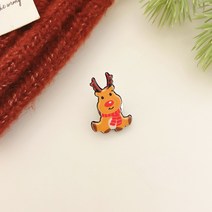 배지 옷핀브로치 크리스마스 코사지 브로치 배찌 악세서리 엄마 핀 데코 사슴