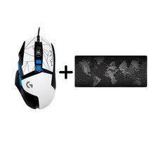 로지텍G G502 HERO KDA 게이밍 마우스 한정판 + 마우스 장패드 세트