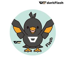 darkFlash Mascot DMP-25 원형 마우스 패드 (Flash)