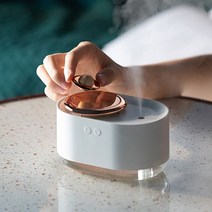 스피닝 플래닛 가습기 사무실 홈 침실 야간 조명 무선 휴대용 미니가습기 선물, B. 하얀색