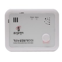 일산화탄소 경보기 ND-400C 국산정품 신우전자 CO 가스감지기, 1개