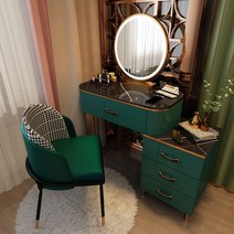 LED화장대 조립식 메이크업 콘솔 조명화장대 화장잘먹는 방송용 세트 서랍 학생용, 천조격묵록, 80 콤비네이션 스마트 라이트