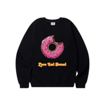 UNIQUE LIFE STYLE SoulinSeoul 스트리트패션 남녀공용 Love Donut 일러스트 프린팅 트렌디 프리미엄 맨투맨