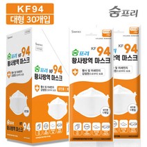 시나몬이오 숨프리 미세먼지 황사마스크 KF94 30매 대형, 1매입, 1개