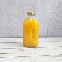 에이드병 델몬트병 500ml-마개색상 5가지 선택가능 델몬트유리병 레트로유리병, 500ml, 38파이 실버