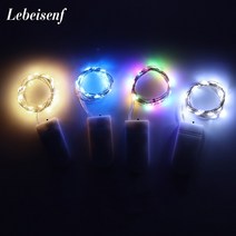 10pcs 1M 2M 3M 5M 구리 와이어 LED 문자열 조명 요정 갈 랜드 크리스마스 트리 웨딩 파티 장식 나탈, 03 White_04 5m 50leds