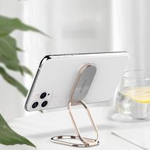 베몬 그립톡 스마트링 핸드폰 거치대 그립톡제작 매직홀더, 그립톡 1개, 로즈골드