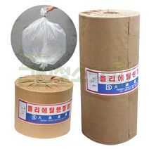 폴리에틸렌필름 0.03mm-65cm-457m 튜브형 농업용 포장용비닐 PE필름 비닐원단 롤비닐 비니루 포장용비닐봉투, 1개, 투명