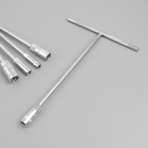 T자 핸들 육각 소켓 렌치 볼트 너트 손잡이 자전거 공업사 정비 셀프 수리, 8mm