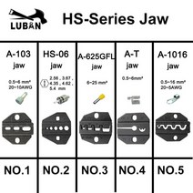 바이스 플라이어 낚시 HS-03B HS-16WF HS-40J 크림프 펜치 Jaws 터미널 도구 키트, 06 YELLOW_04 NO.4