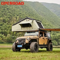 차위에텐트 하드탑 텐트 루프 카 오프로드 차량 SUV 픽업 트럭 아웃도어 캠핑카 사이드 하우스, [01] 더블, [02] 165x125x27cm