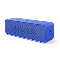 Anker 사운드코어 휴대용 무선 블루투스 스피커 듀얼드라이버 내장 마이크, Blue
