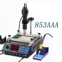 PCB기판수리 디지털 핫플레이트 전기 용접 납땜 인두, 853AA 에어건 예열플랫폼
