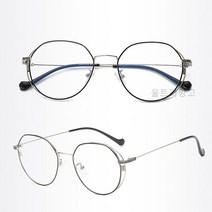 울트라망고 심플 남녀공용 사무용 컴퓨터용 시력보호 경량 슬림테 안경 WWC4961