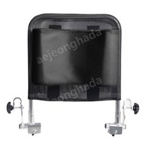 휠체어 목받침대 각도조절 등받이 경량 요양원 환자, 검은 색