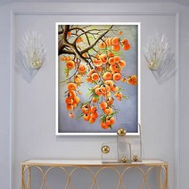 보석십자수 DIY 감귤 다이아몬드, 90x120cm 비고 스타일