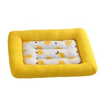 에스 ND 강아지 고양이 쿨링 원단 방수 바닥 쿨매트 옐로우, 본상품