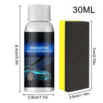 헤드라이트 복원 자동차 유리복원 클리너 수리제 헤드램프 코팅 액체 에이전트, 30ml and sponge