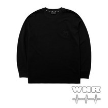 MLB) 베이직 스몰로고 오버핏 긴팔 티셔츠 3ATSL0114-50BKS