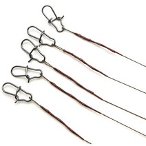삼치.칼치와이어 리더 3개/ 참치와이어목줄/ 루어연결와이어/ 칼치낚시 쇼크리더, 15cm