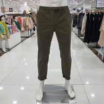 [닉스] 남) 면 워싱 풀밴딩 크롭 테이퍼드치노 FNPRDYI110P KHA 오산모다