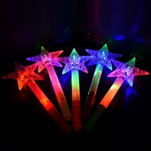 LED 레인보우별스틱 (색상랜덤), 1개