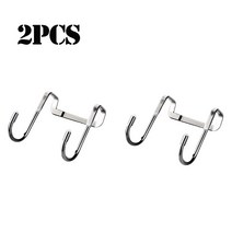 1/2pcs S 형 도어 행거 후크 스테인레스 스틸 무료 펀칭 캐비닛 도어 추적 옷없이 후크 문 뒤 벽 마운트 후크, 2pcs