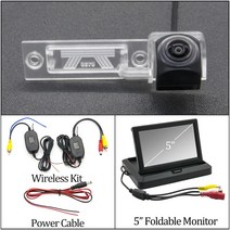 어라운드뷰 후방 사이드 카메라 -HD 1280x720 어안 카메라 폭스바겐 골프 MK4 1997-2005 자동차 차량 주차, 11 Cam 5 Fold Wireless